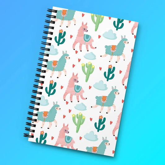 Get ready for all your best ideas, doodles, and dreams into one cozy place with our ALPACKA Spiral Notebook!  SHOP Now at The Wishful Fish KIDS