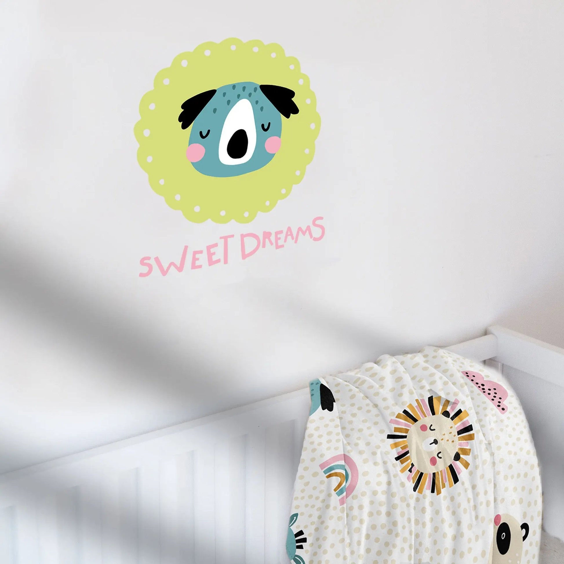 SHOP SWEET DREAMS ANIMALS Wall Decal at The Wishful Fish KIDS. Ideal gift for new mom to be, childrens room decor or nursery room accessories. 