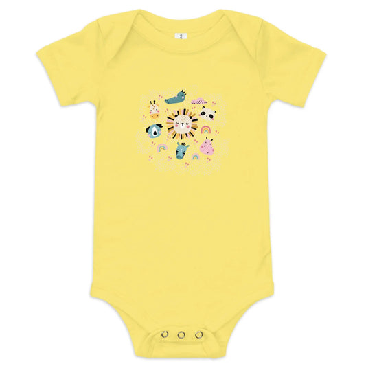 BABY ANIMALS One Piece - Premium One Piece from The Wishful Fish Kids - Just $24! Shop now at The Wishful Fish Kids