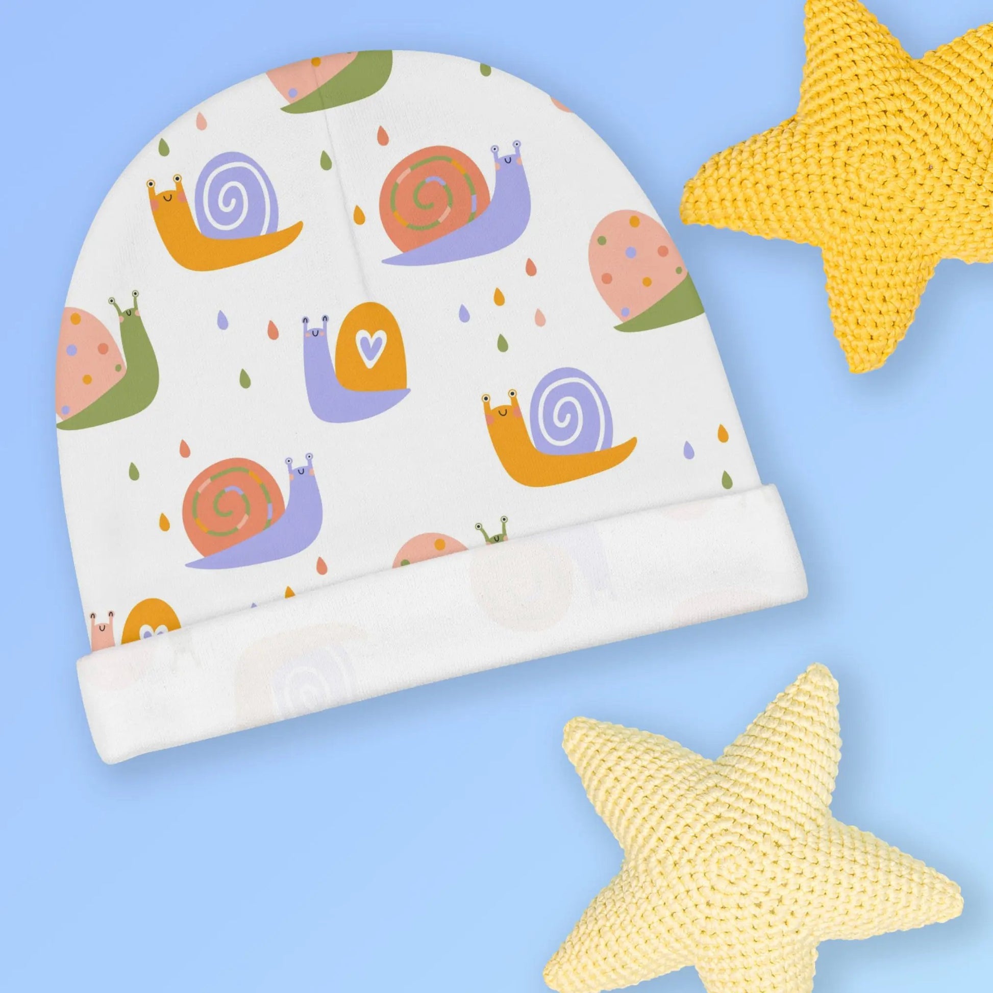 Give your tiny tot the gift of cuteness with our BABY SNAILS Beanie Hat! SHOP Now at The Wishful Fish KIDS