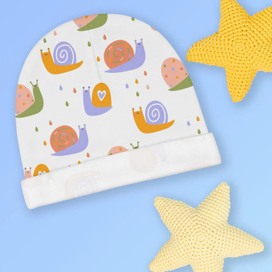 Give your tiny tot the gift of cuteness with our BABY SNAILS Beanie Hat! SHOP Now at The Wishful Fish KIDS