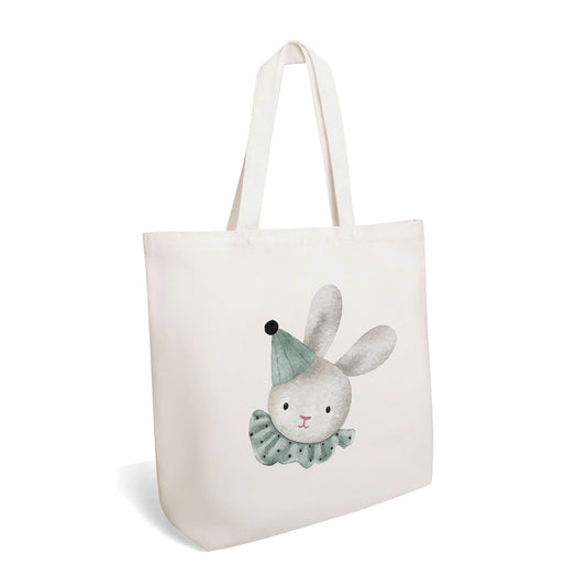  This adorable baby bunny-themed carry all adds a touch of whimsy to your everyday adventures. SHOP Now at The Wishful Fish KIDS