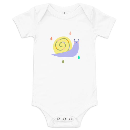 Experience cuteness overload with our BABY SNAILS One Piece for your little one!  Makes perfect baby accessories, get yours today! SHOP The Wishful Fish KIDS
