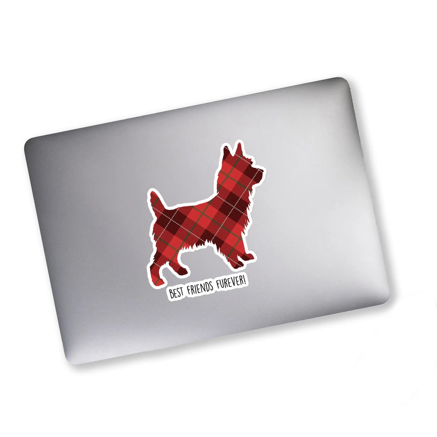  Our BEST FRIENDS Stickers feature a charming Scotty dog dressed in bold red-and-black Scottish plaid. SHOP The Wishful Fish KIDS