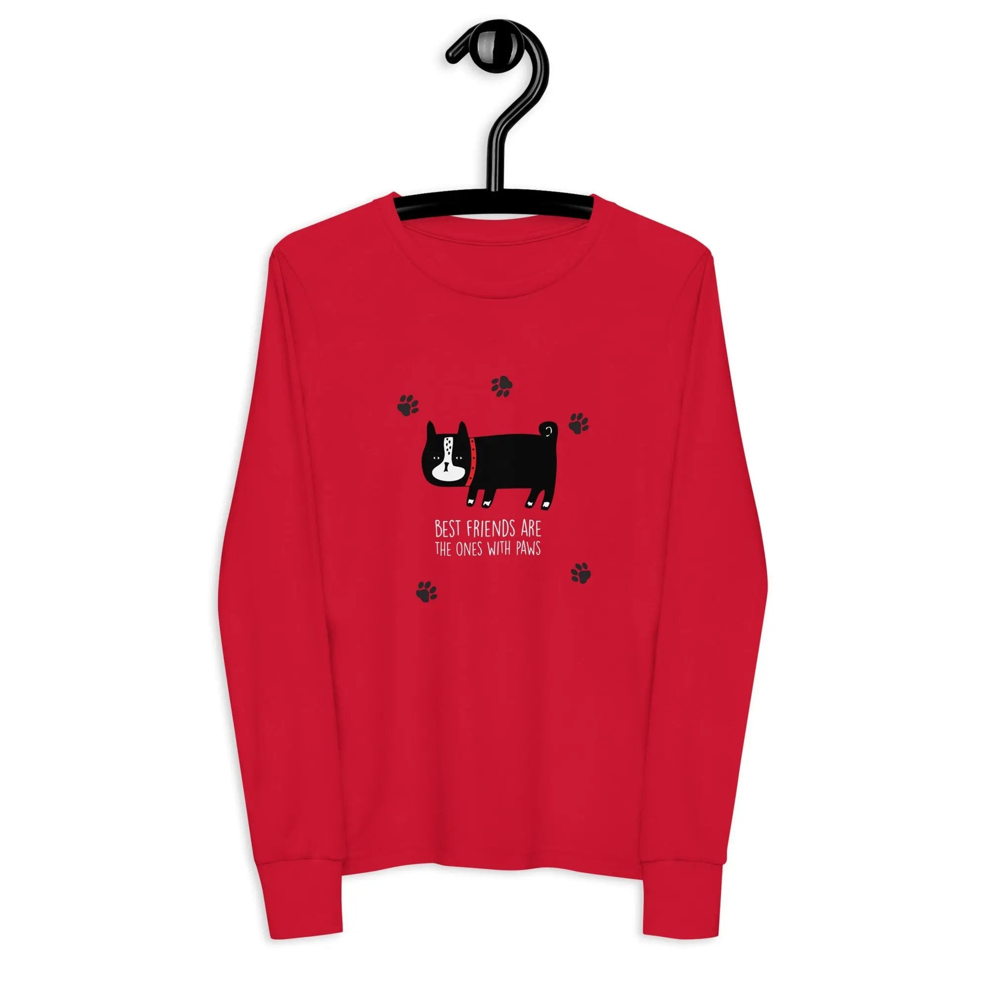 BEST FRIENDS Long Sleeve Shirt — Show Off Your Furry Bestie! The Wishful Fish Kids