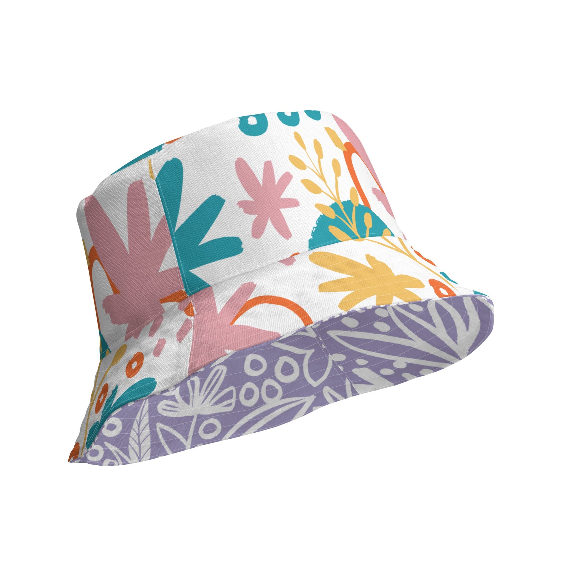 BOTANICAL Reversible Bucket Hat - Premium Bucket Hat from The Wishful Fish Kids - Just $28.50! Shop now at The Wishful Fish Kids