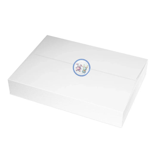 Pair the roll stickers  with: The BUNNIES Baby Reveal Invitations Envelopes. SHOP Now at The Wishful Fish KIDS