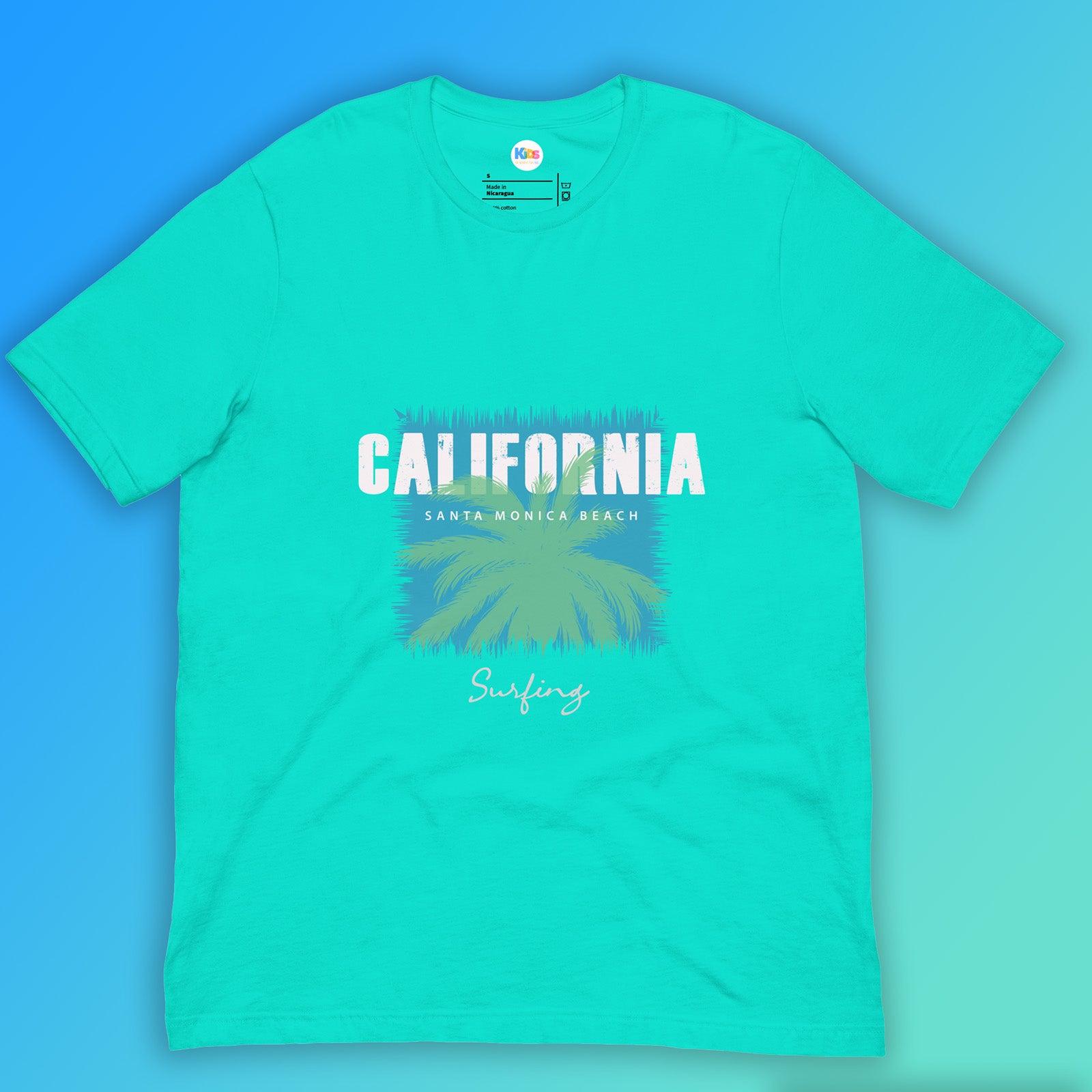 Ride the waves all day in this cool surfer tee built for sunshine and cool vibes. SHOP NOW at The Wishful Fish KIDS
