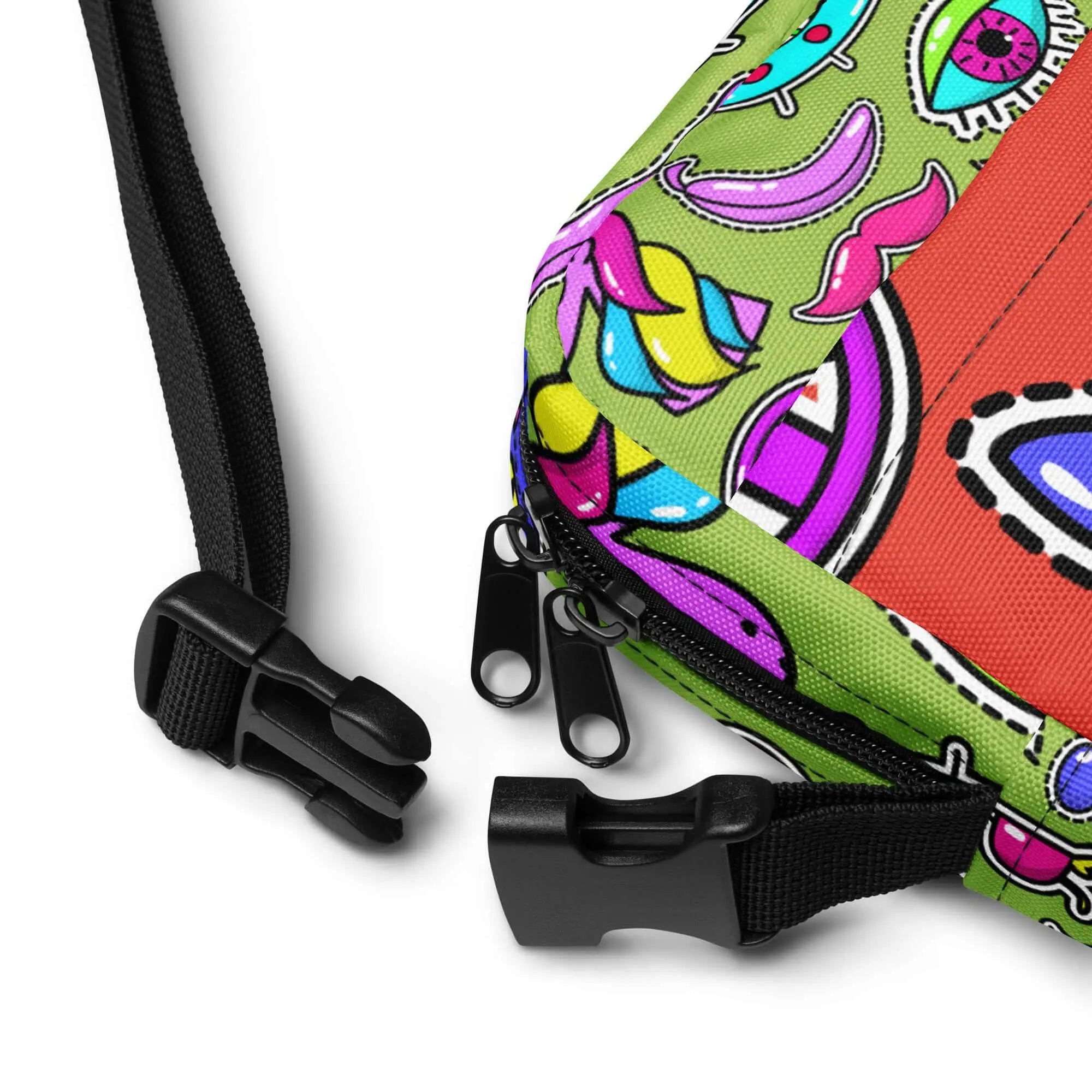 Add fun to your style with this bold, hands-free bag. Perfect for fun on the go fun. SHOP Now at The Wishful Fish Kids