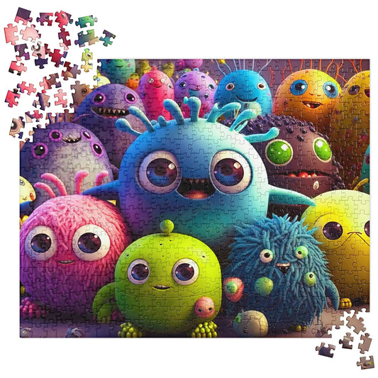 Looking for jigsaw puzzle fun? Our COOL MONSTERS Jigsaw Puzzle is perfect fun for puzzle parties. SHOP Now at The Wishful Fish KIDS