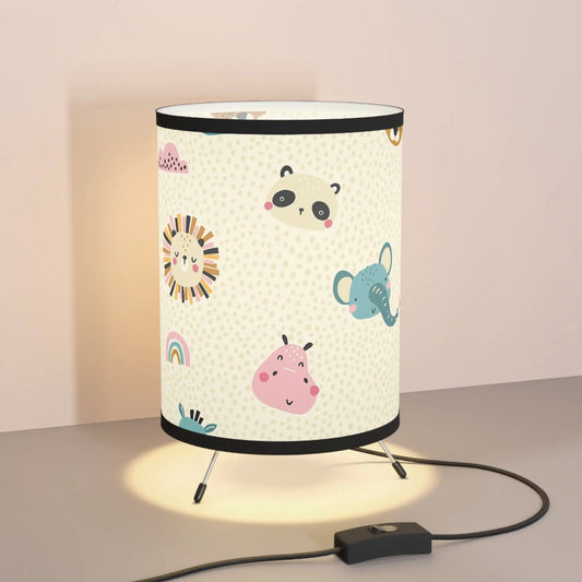 SHOP BABY ANIMALS Tripod Lamp at The Wishful Fish KIDS. Adds a whimsical touch for a new baby making it the perfect gift for first time Mom. 