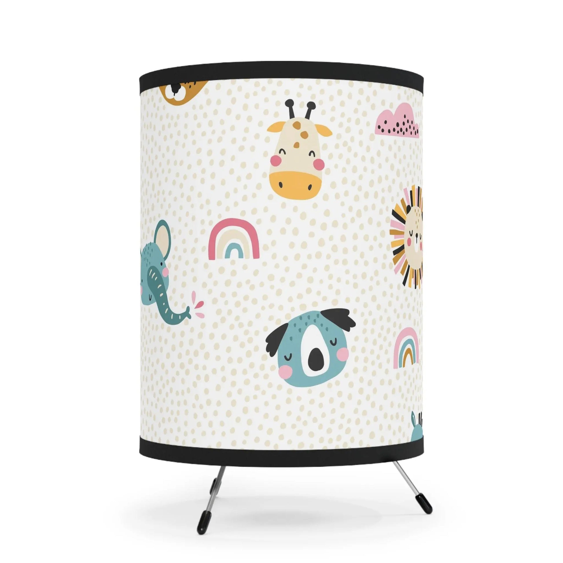 SHOP BABY ANIMALS Tripod Lamp at The Wishful Fish KIDS. Adds a whimsical touch for a new baby making it the perfect gift for first time Mom. 