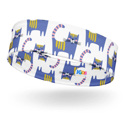 The CUTE KITTY Headband brings bold color and fun design together in one comfy piece. SHOP Now at The Wishful Fish KIDS
