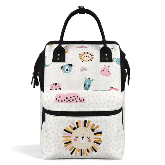 CUTE BABY ANIMALS Backpack Diaper Bag - Premium Diaper Bag from The Wishful Fish KIDS - Just $27.98! Shop now at The Wishful Fish Kids