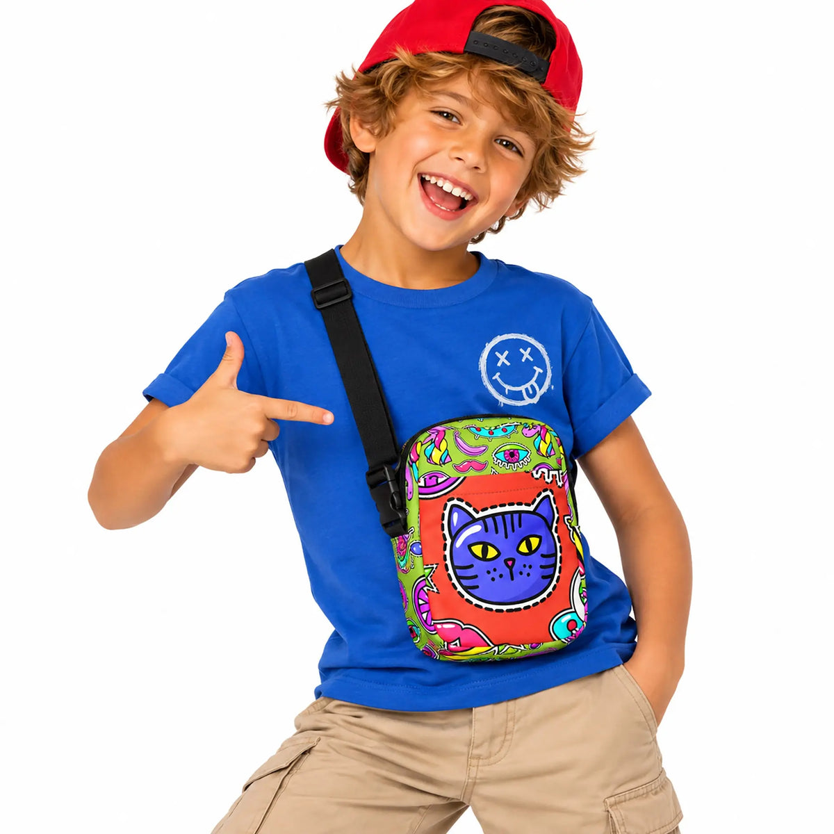 Small Bag. Big Cat-titude. SHOP Now at The Wishful Fish Kids