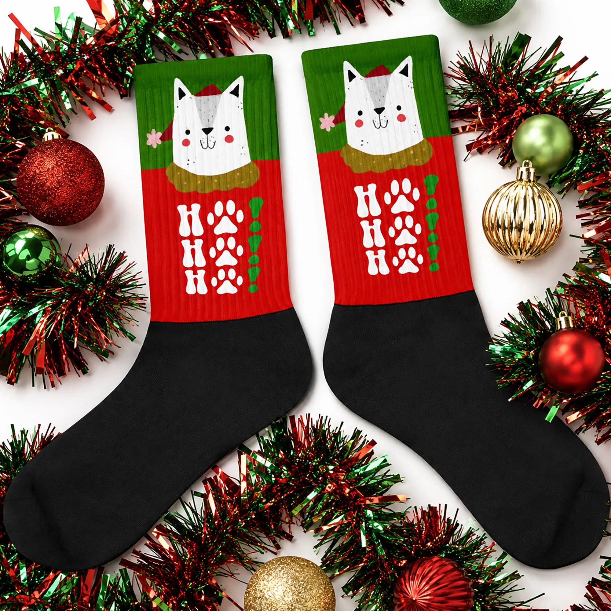 Pawsitively Festive Feet for the Holidays. SHOP Now at The Wishful Fish Kids