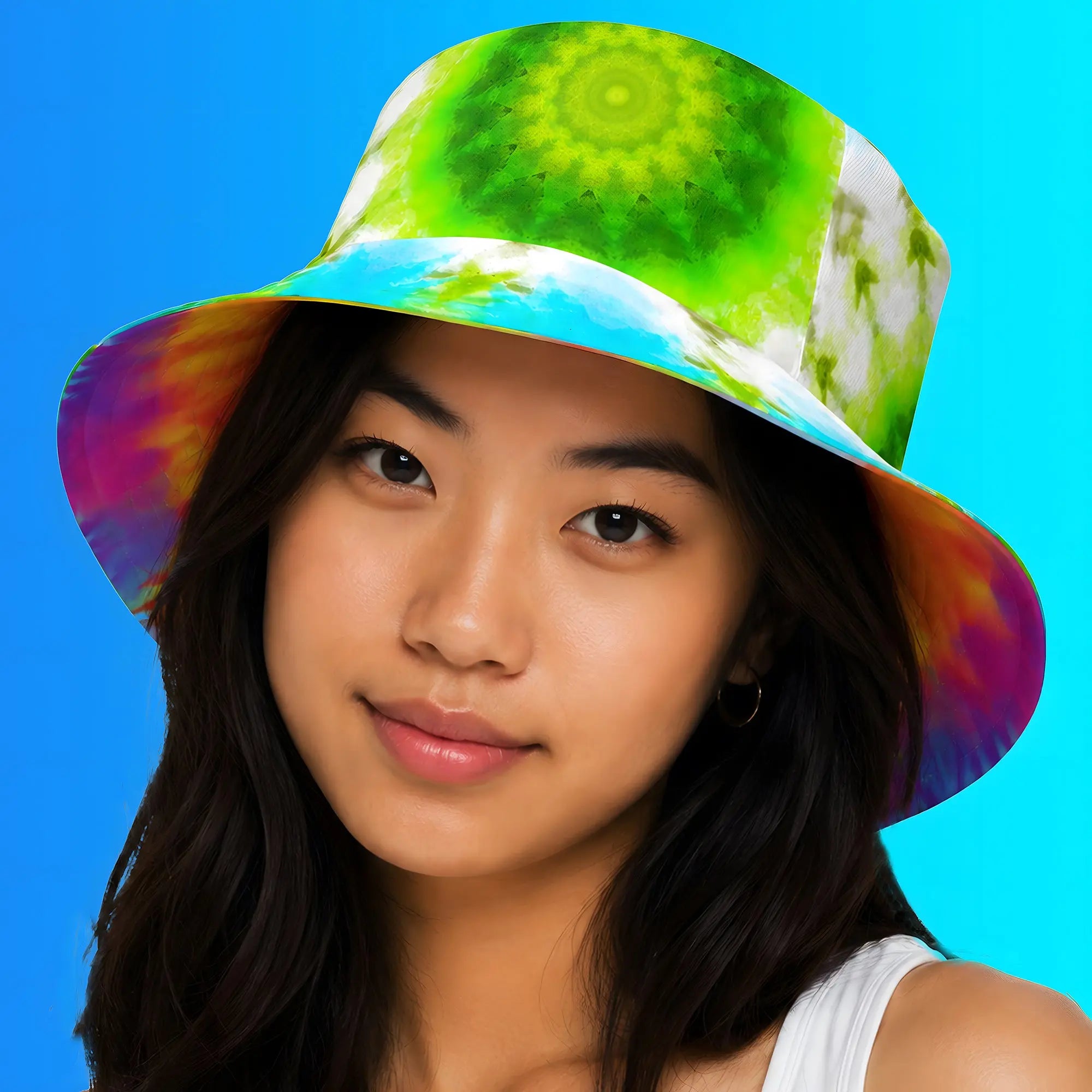 Color Splash Bucket Hat — Fun, Bold, and Flip-Ready The Wishful Fish Kids