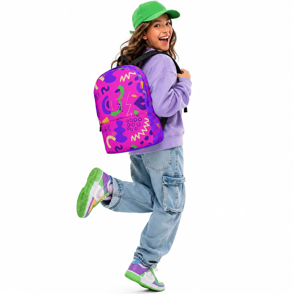 Cool Fun Laptop Backpack Bold Look. Fun Guaranteed. The Wishful Fish Kids