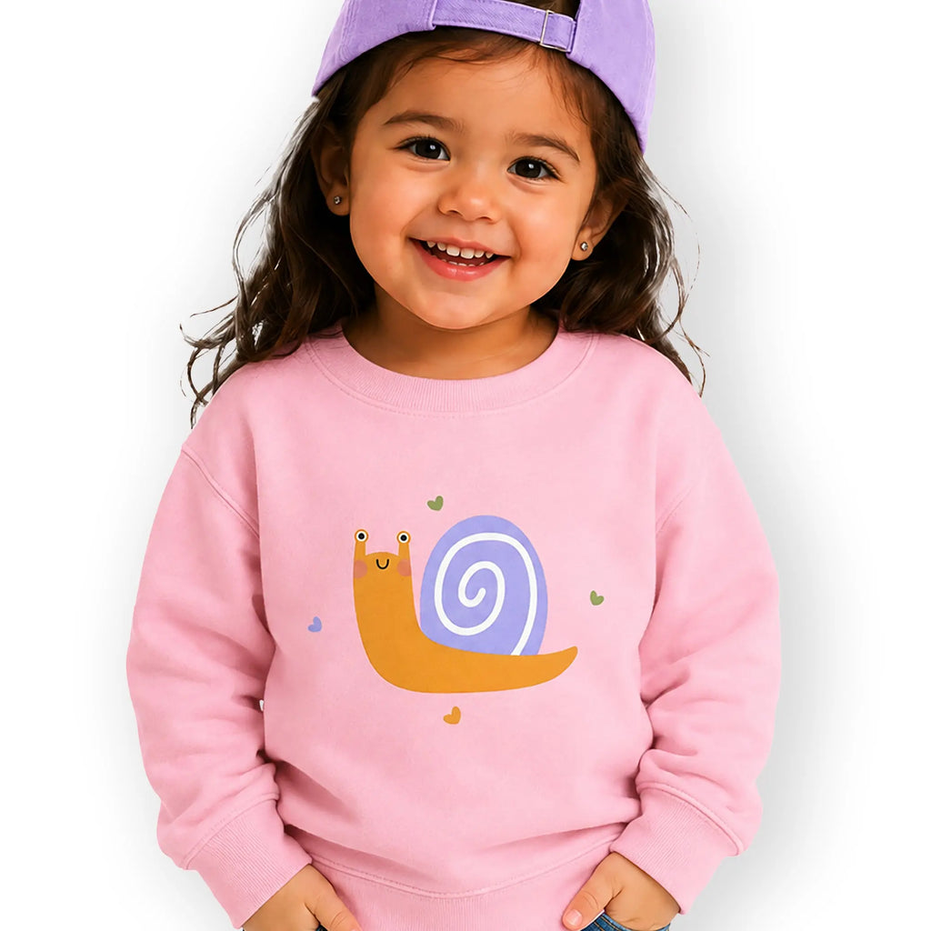Cozy Kids Sweatshirt Snail Design — Cozy Comfort for Happy Kids The Wishful Fish Kids