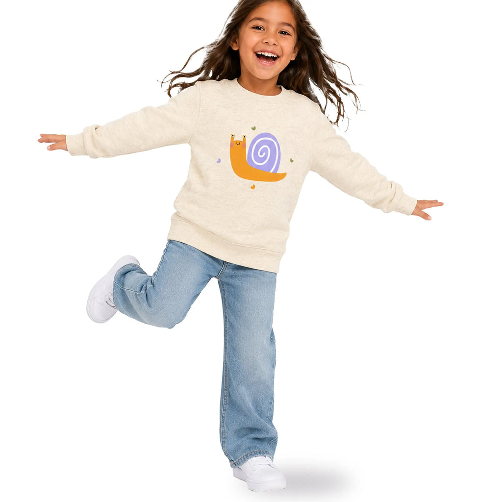 Cozy Kids Sweatshirt Snail Design — Cozy Comfort for Happy Kids The Wishful Fish Kids