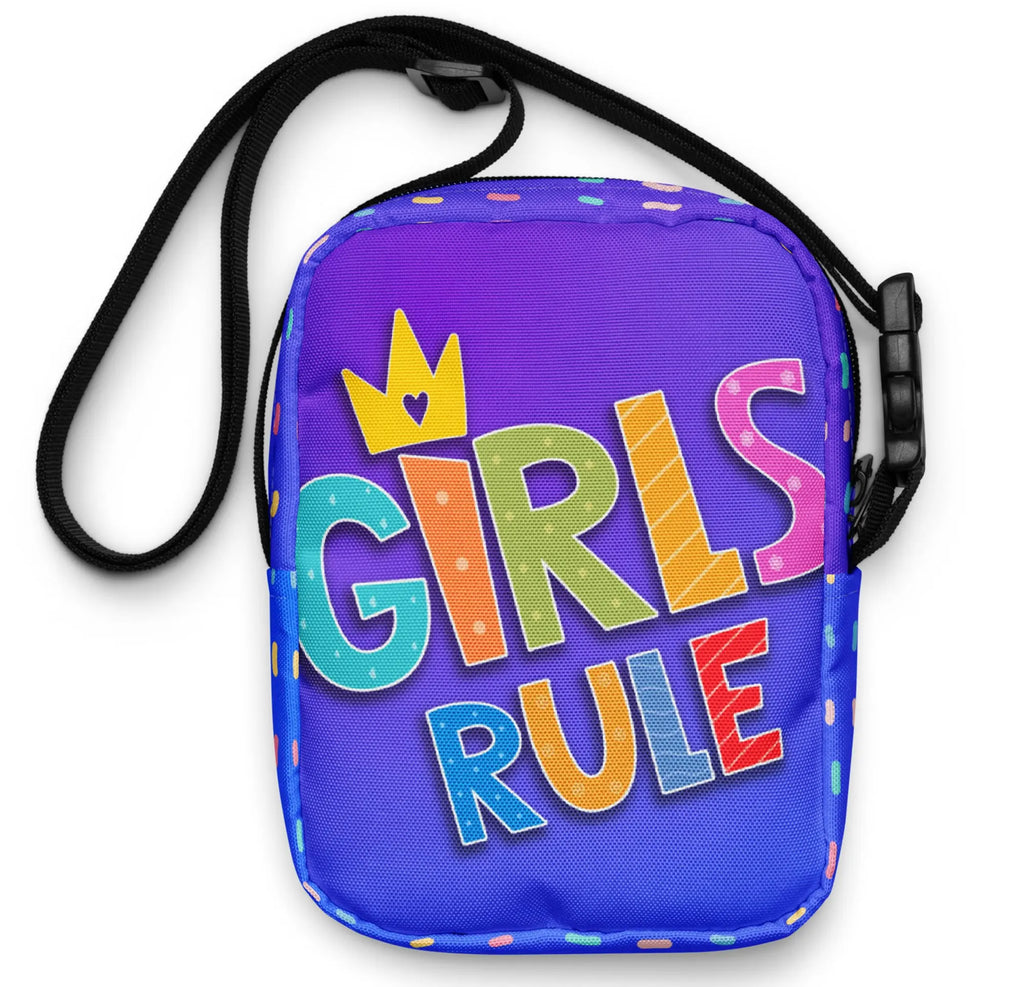 The Girls Rule Cross Body Bag isn’t just an accessory it’s a statement. The Wishful Fish Kids