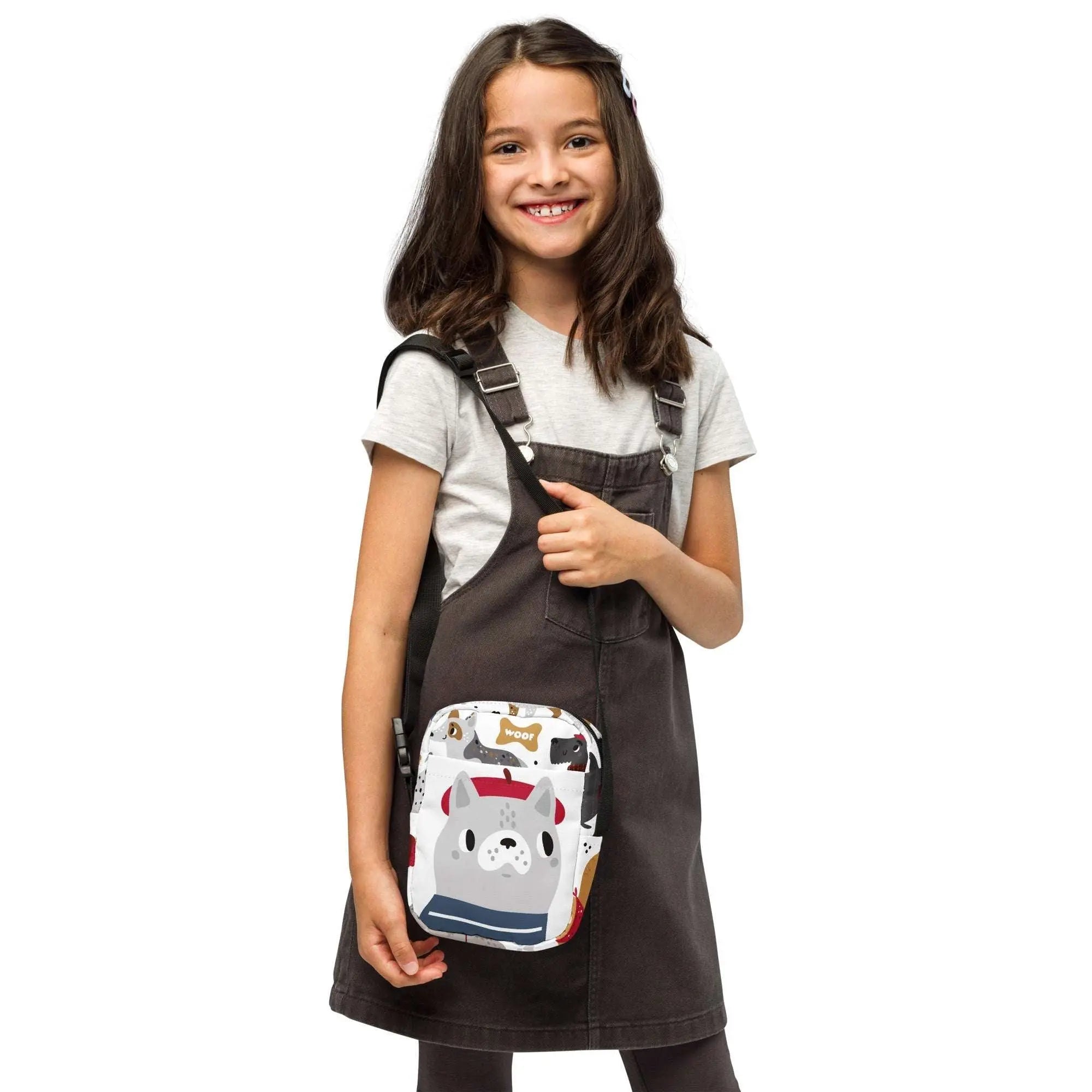 SHOP The DOGGIE Crossbody Bag at The Wishful Fish KIDS – Colorful, playful gear with a fun design. Fetch yours before it runs away!