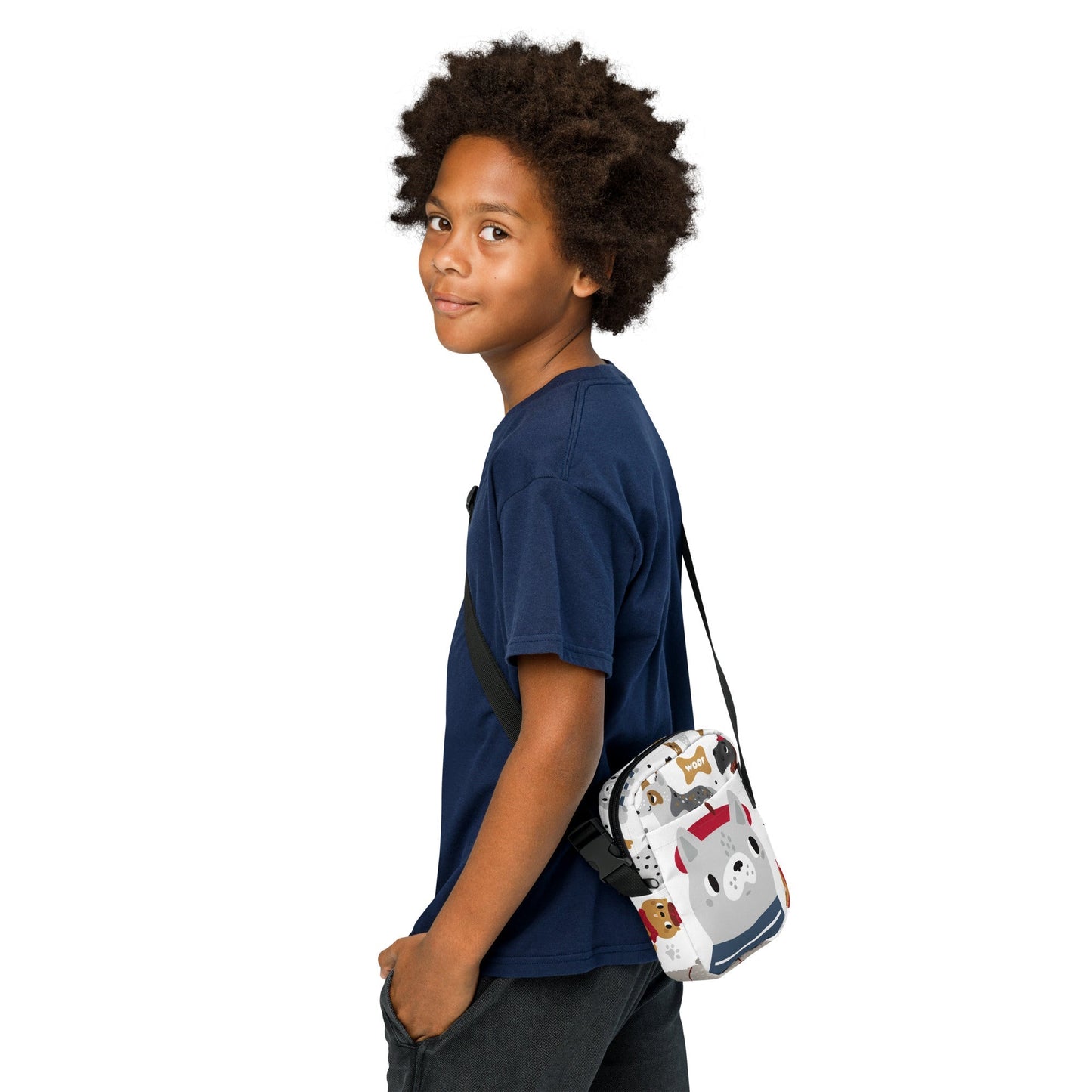 DOGGIE Cross Body Bag - Premium Cross Body Bag from The Wishful Fish Kids - Just $29! Shop now at The Wishful Fish Kids