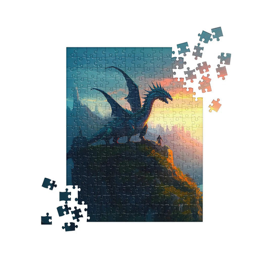 Step into a world of imagination with the Dragon Mountain Jigsaw Puzzle and have a roaring good time! SHOP NOW at The Wishful  Fish KIDS