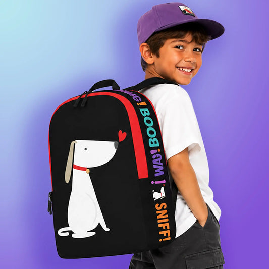 Doggo Laptop Backpack For Young Adventurers. SHOP Now at The Wishful Fish Kids