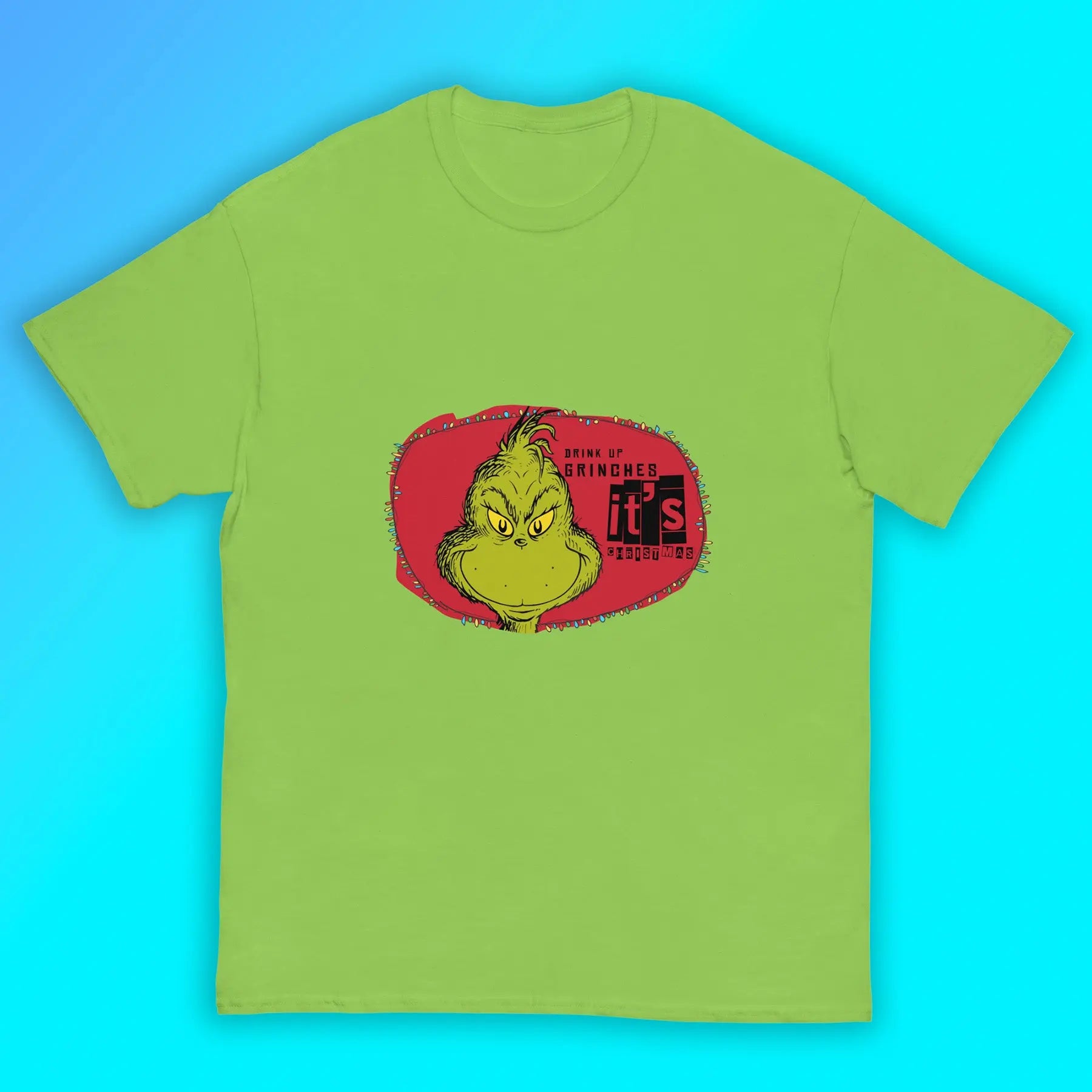 Serving up sass and cool vibes, the DRINK UP Grinches Tee is your go-to for rocking it with major holiday ATTITUDE. SHOP The Wishful Fish KIDS