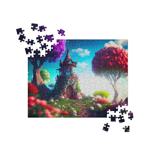 Step into a magical world with the FAIRYTALE LAND Jigsaw Puzzle! Featuring 520 pieces. SHOP Now at The Wishful Fish KIDS