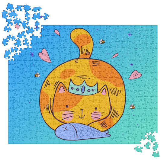 FAT CAT Jigsaw Puzzle -  Perfect for the adventurous puzzler! The Wishful Fish Kids