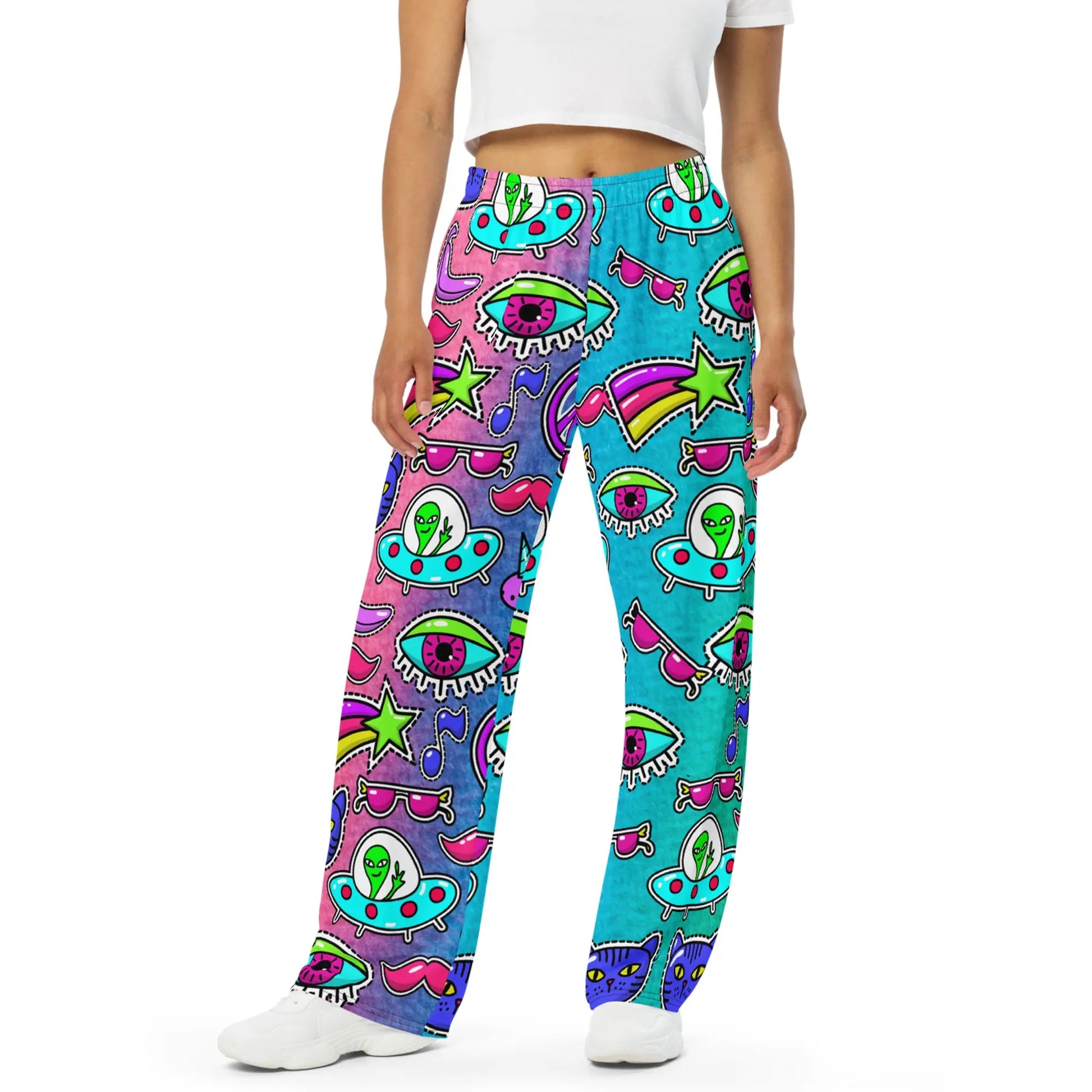 FUNKY FUN Wide Leg Pants — Where Comfort Meets Crazy Cool! The Wishful Fish Kids