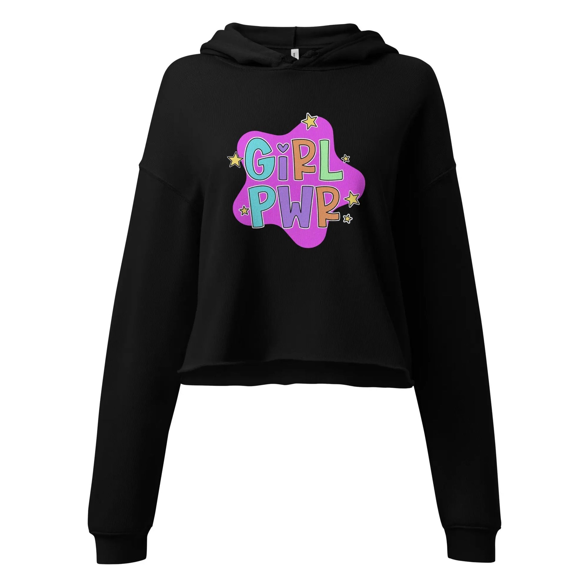 Show up strong in the GIRL POWER Crop Hoodie. SHOP Now at The Wishful Fish KIDS