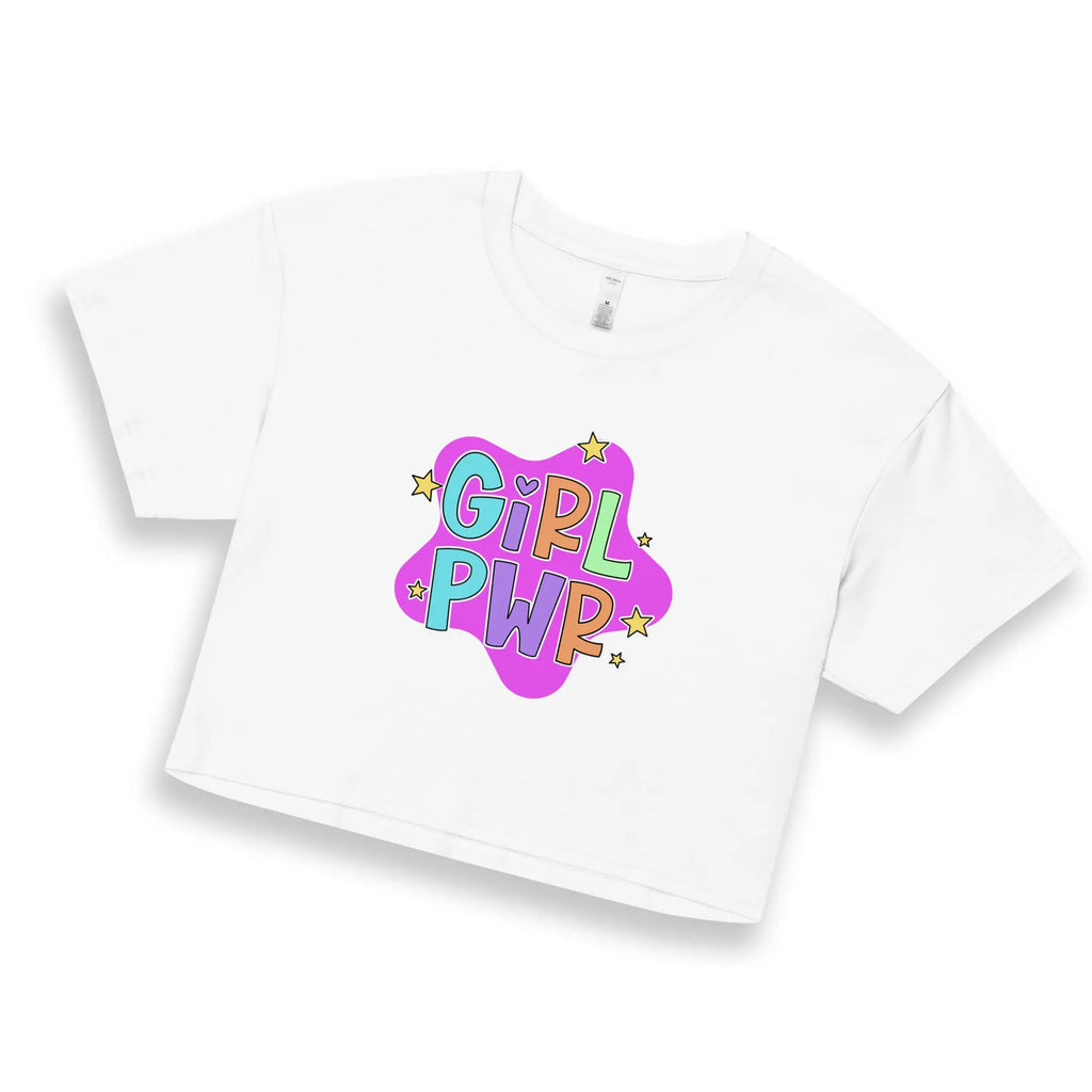 Embrace Your Inner Strength with the GIRL POWER Crop Top. SHOP Now at The Wishful Fish Kids