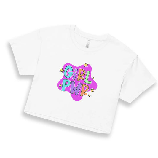 Embrace Your Inner Strength with the GIRL POWER Crop Top. SHOP Now at The Wishful Fish Kids