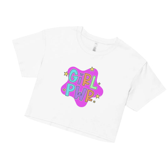 Keep it chill but make it bold with the GIRL POWER Crop Top! SHOP Now at The Wishful Fish KIDS