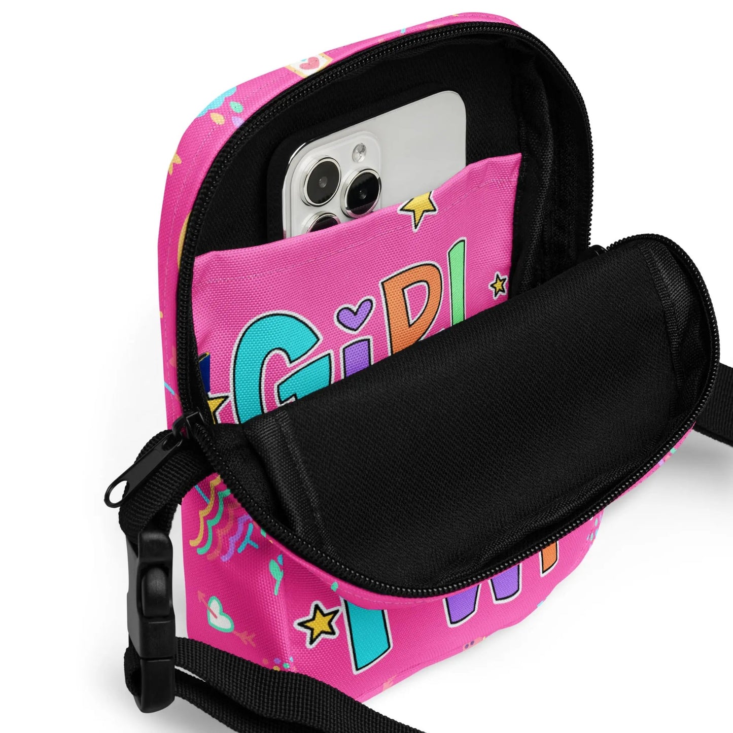 GIRL POWER Cross Body Bag — Rock It In Style! - [the_wishfulfish_kids]