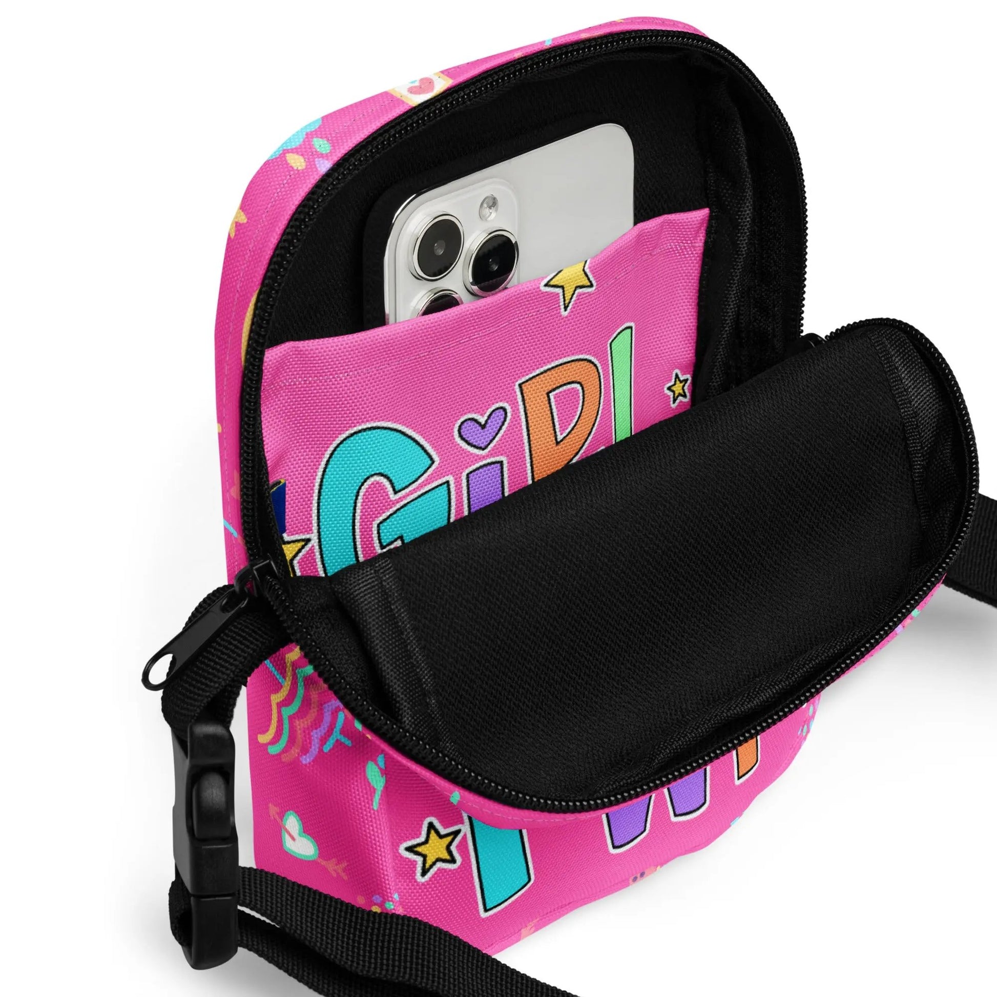 GIRL POWER Cross Body Bag — Rock It In Style! - [the_wishfulfish_kids]