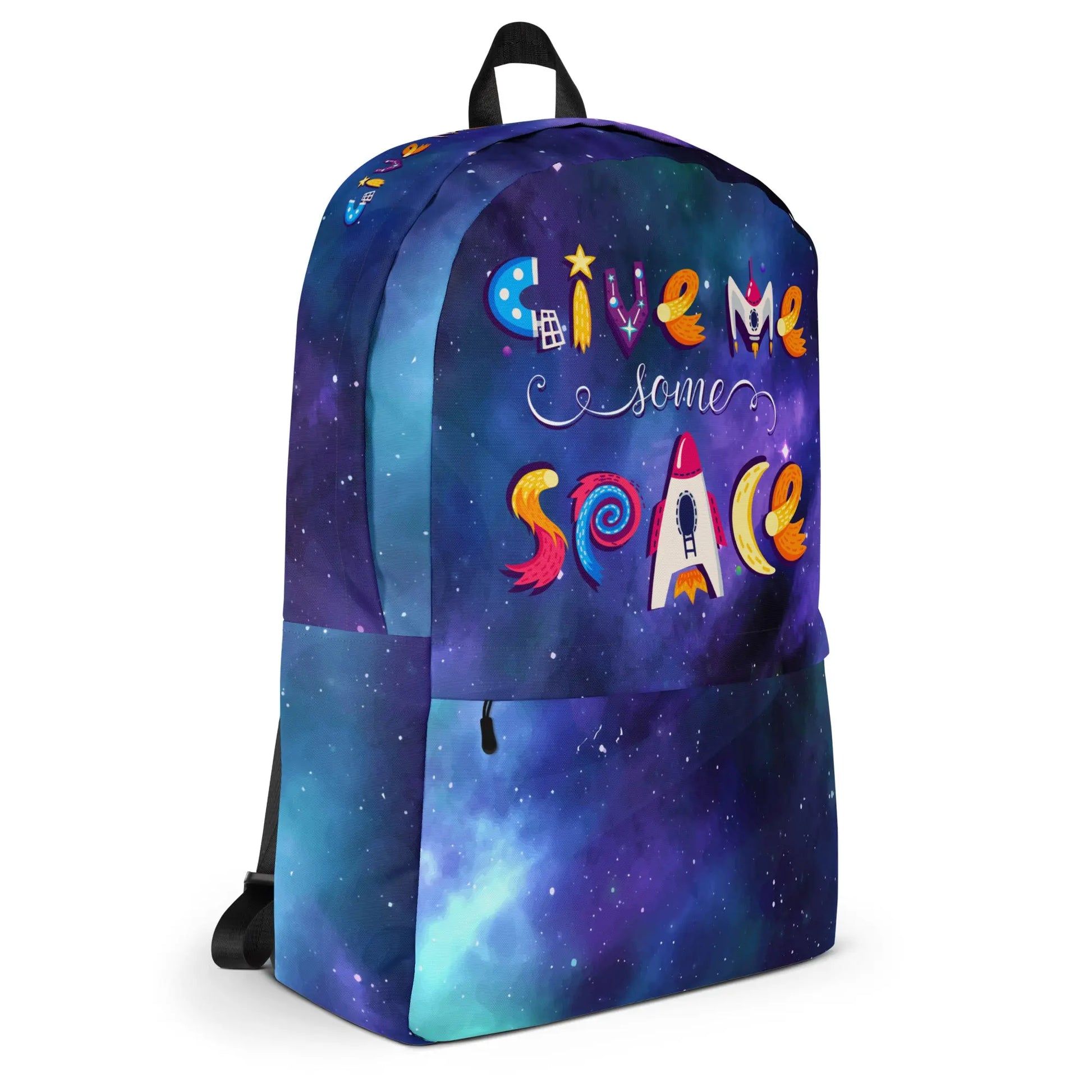 Explore the cosmos with our GIVE ME SOME SPACE Laptop Backpack. SHOP Now at The Wishful Fish KIDS