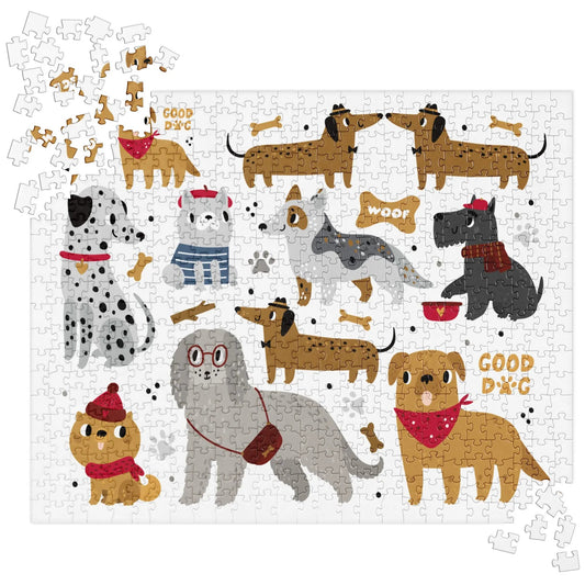 The GOOD DOG Jigsaw Puzzle is packed with paws-itively adorable pups. SHOP Now at The Wishful Fish KIDS 