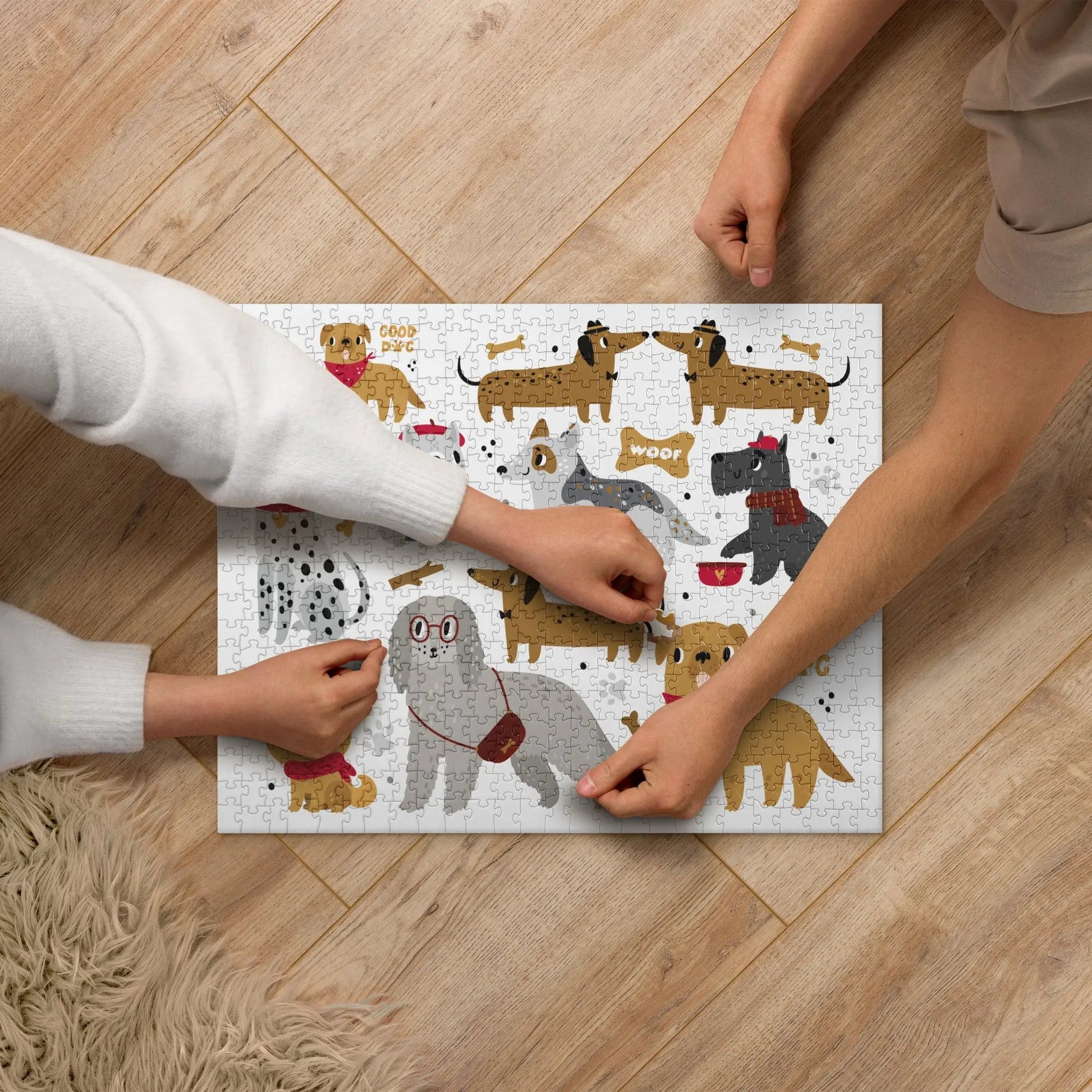 Perfect for a chill night in, a&nbsp;puzzle party, awesome fun for the jigsaw puzzle lover. SHOP Now at The Wishful Fish KIDS 