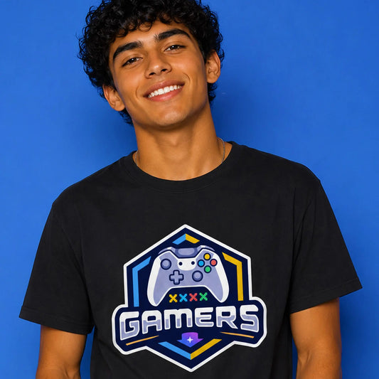 Game Ready Style Starts Here With The Bold Graphic Gamer Tee. SHOP Now at The Wishful Fish KIDS