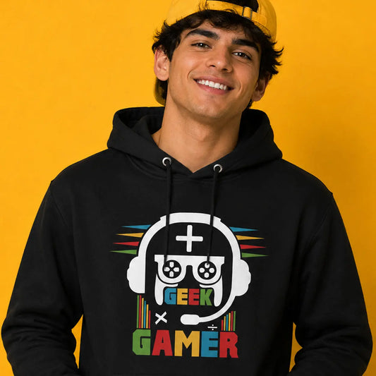Geek Gamer Hoodie — Level Up Your Style On and Off the Screen! The Wishful Fish Kids