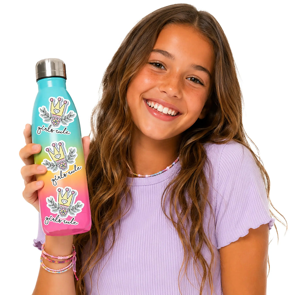 Wherever you go, Girl Power Stickers goes with you. SHOP Now at The Wishful Fish KIDS