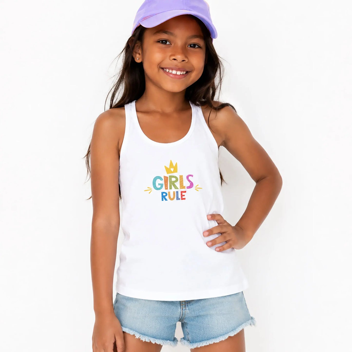 Girls Rule Racerback Tank — Style That Speaks! The Wishful Fish Kids