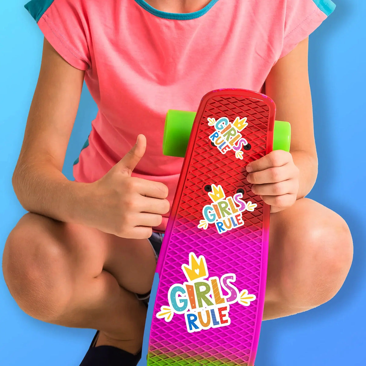 Girls Rule Stickers Power That Sticks. SHOP Now at The Wishful Fish Kids