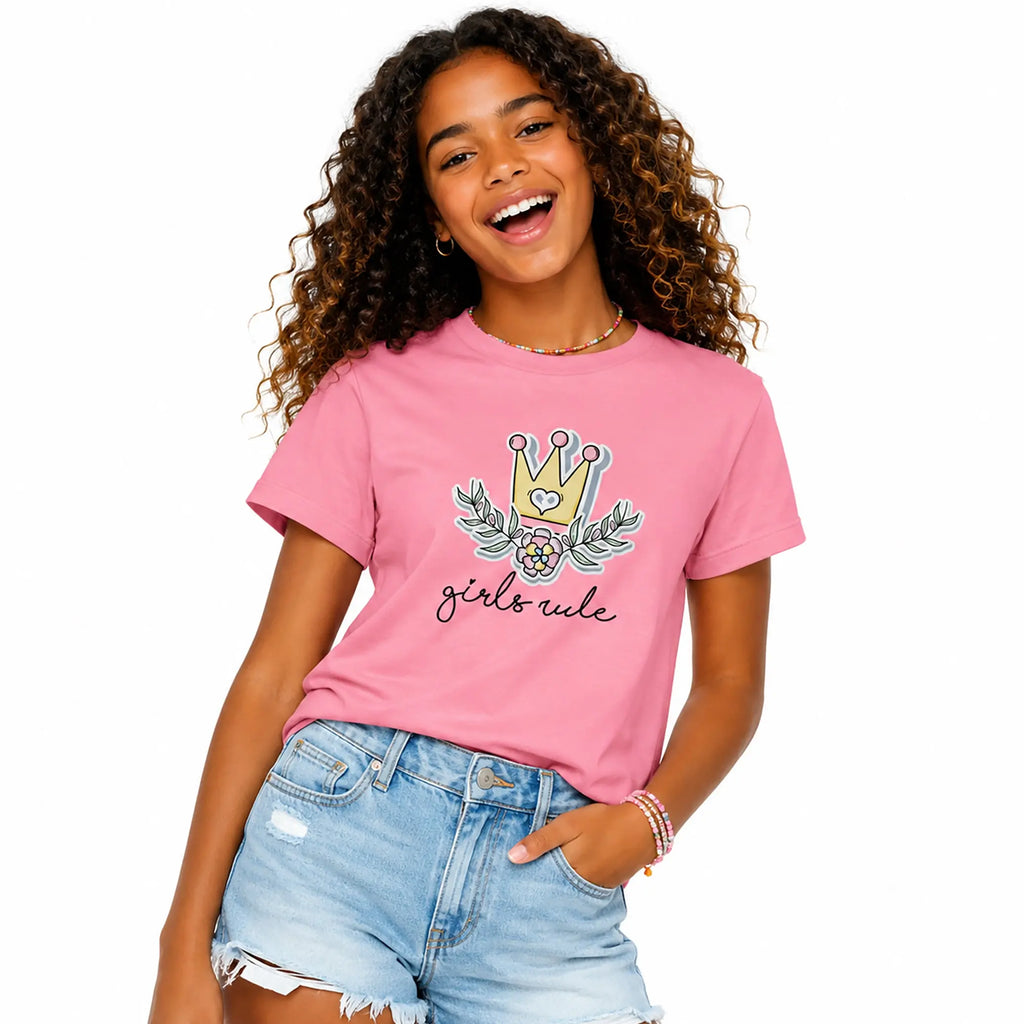 &nbsp;Say it loud — GIRLS RULE. SHOP Now at The Wishful Fish Kids