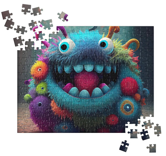 SHOP NOW at The Wishful Fish KIDS. It’s all about laughs, and monster-sized fun of snapping in that last piece. Grab yours before the Monsters snatches it back!
