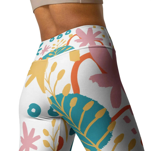 Stand out in style with our BOTANICAL PRINT Leggings! SHOP Now at The Wishful Fish Kids